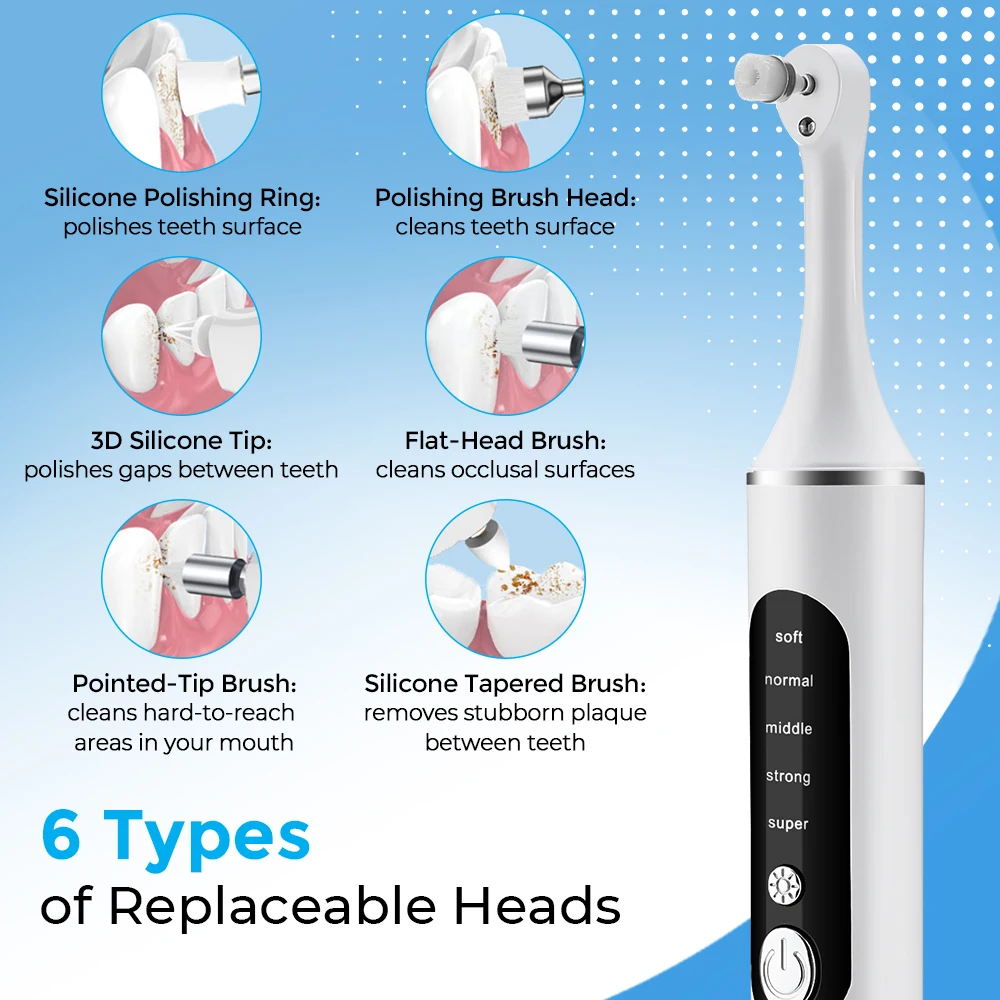 Electric Tooth Polisher Teeth  - đánh giá và giá Teeth Whitening Kit