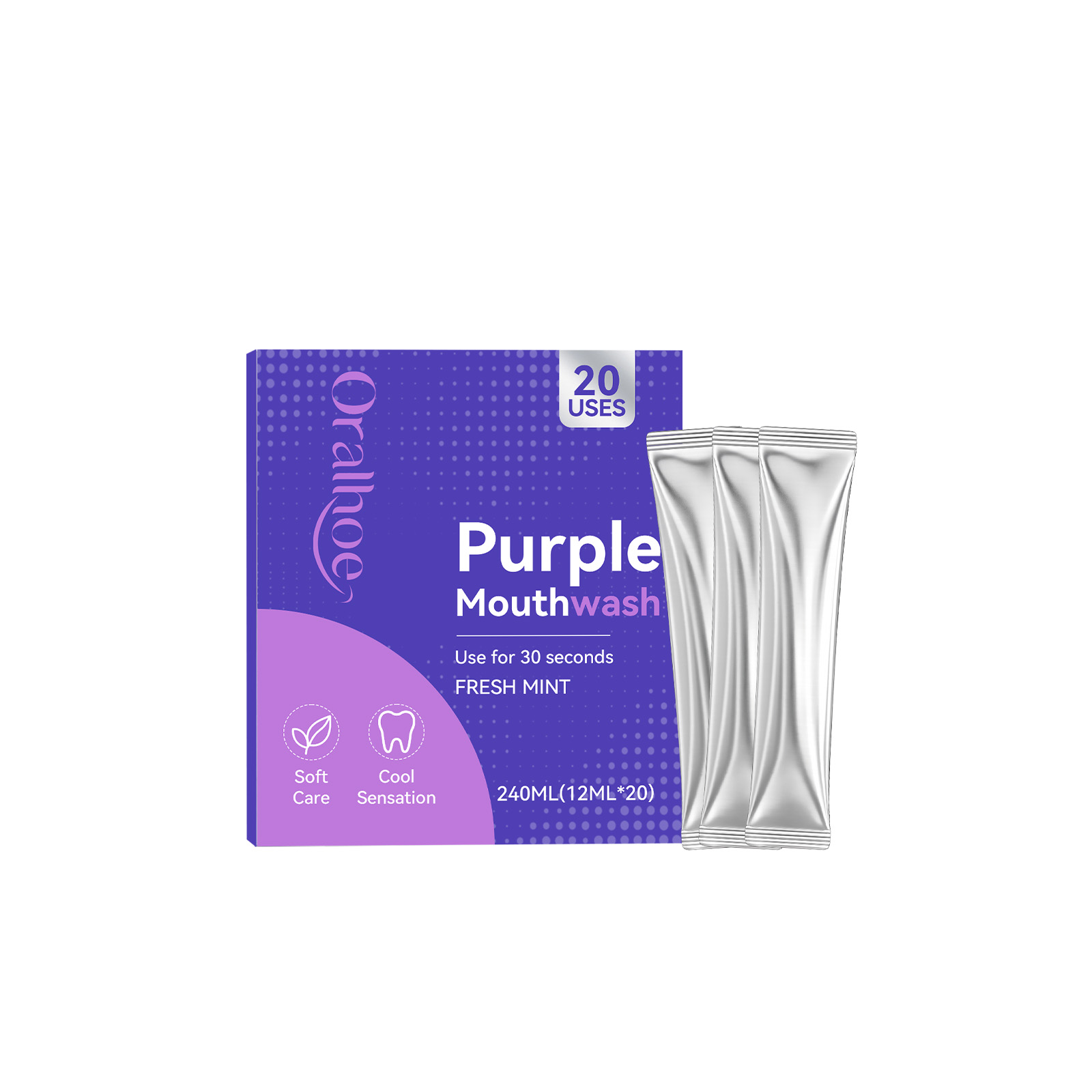 20pcs Purple Mouthwash Teeth W - đánh giá và giá Teeth Whitening Mouthwash