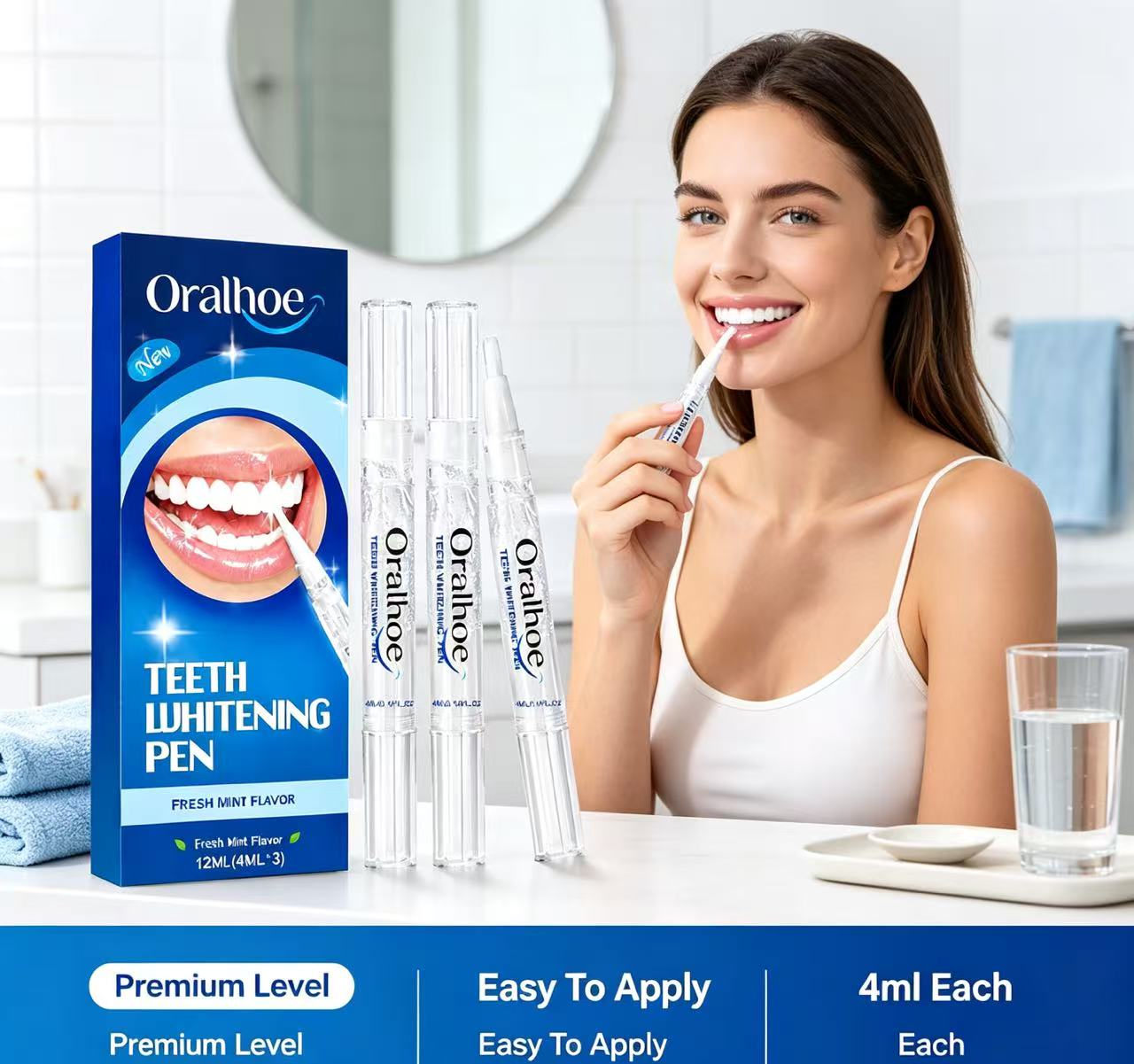 Oralhoe Teeth Whitening Pen 3P - đánh giá và giá Teeth Whitening Pens