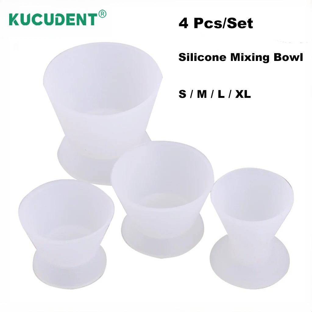 4Pcs/Set Dental Silicone Cup F - đánh giá và giá Teeth Whitening Kit