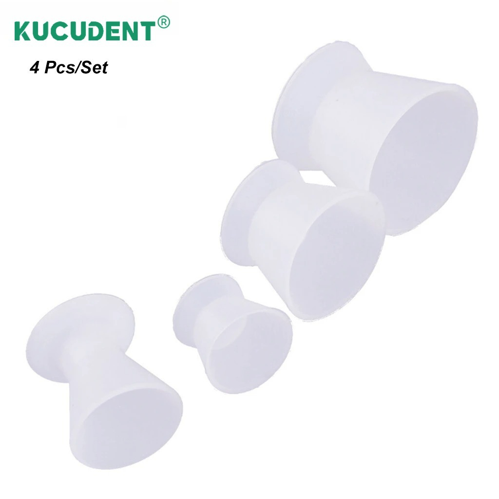 4Pcs/Set Dental Silicone Cup F - đánh giá và giá Teeth Whitening Kit