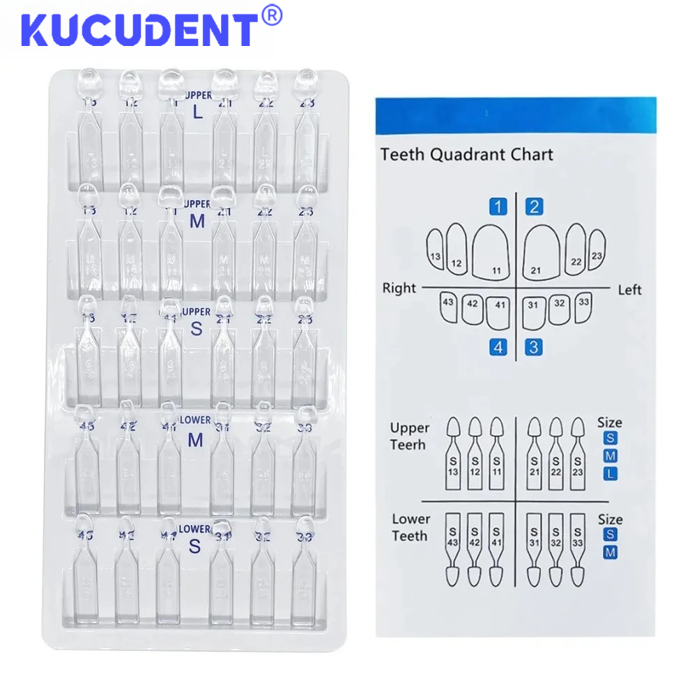 30pcs/Set Dental Veneer Mould  - đánh giá và giá Teeth Whitening Moulds