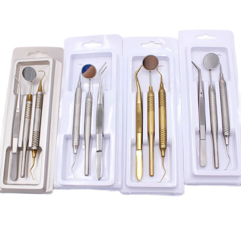 3pcs/pack Stainless Steel Dent - đánh giá và giá Teeth Whitening Kit