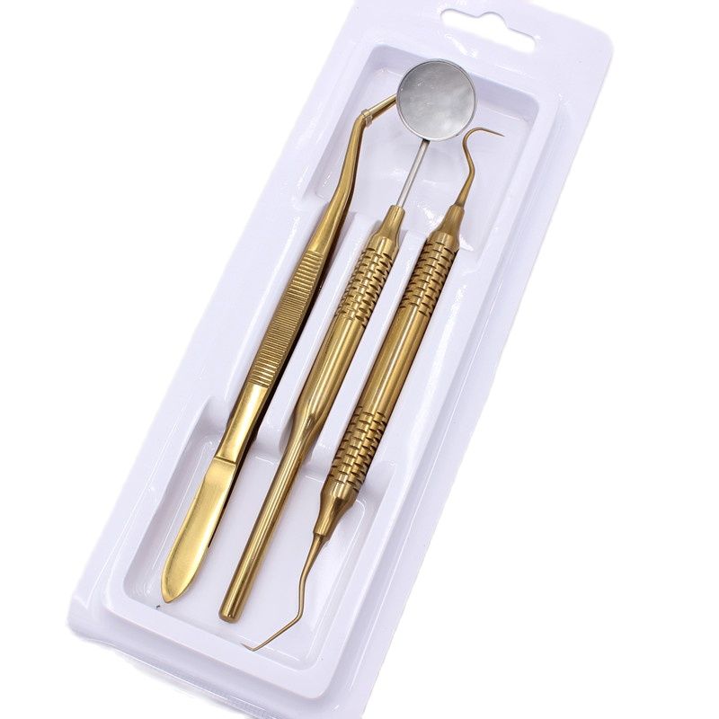 3pcs/pack Stainless Steel Dent - đánh giá và giá Teeth Whitening Kit