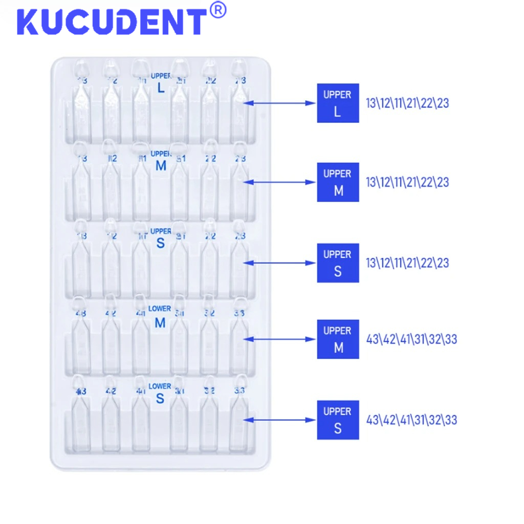 30pcs/Set Dental Veneer Mould  - đánh giá và giá Teeth Whitening Moulds